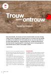 Trouw tegenover ontrouw