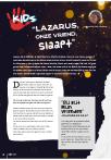 ”Lazarus, onze vriend, slaapt"