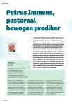 Petrus Immens, pastoraal bewogen prediker