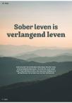 Sober leven is verlangend leven