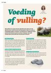 Voeding of vulling?