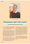 Gewassen met rein water