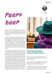 Paars haar