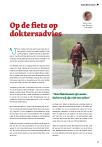 Op de fiets op doktersadvies