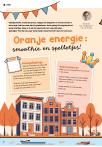 Oranje energie: smoothie en spelletjes!