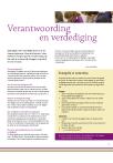 Verantwoording en verdediging