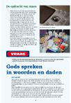 Gods spreken in woorden en daden