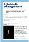 Bijbelstudie Wedergeboorte